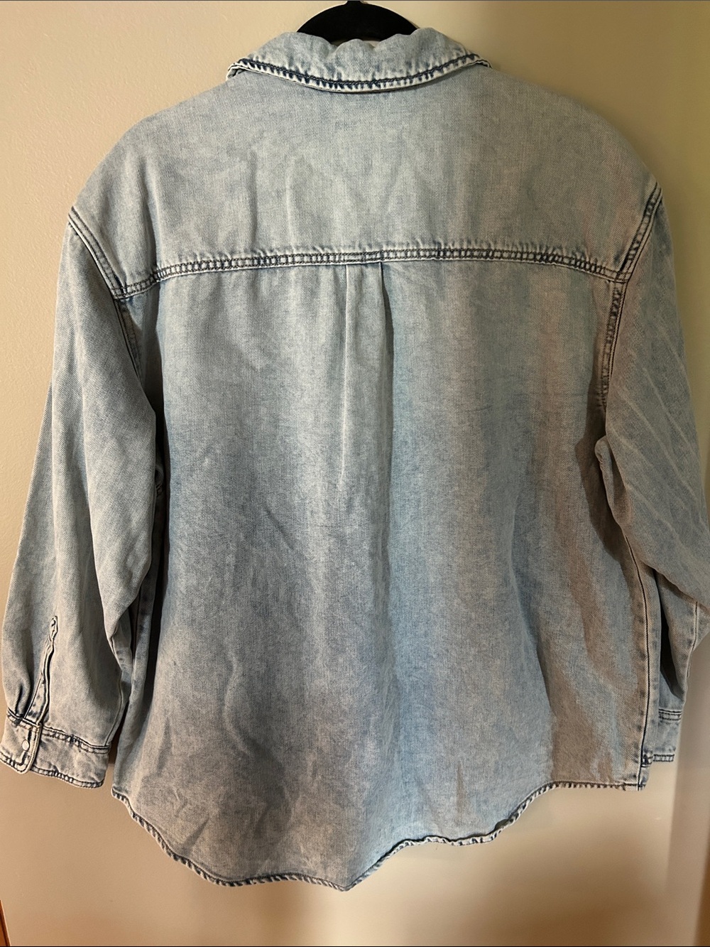 wild fable Light Blue Denim Shirt Jacket - Picture 4 of 4